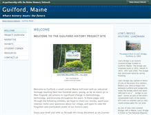 Tablet Screenshot of guilford.mainememory.net