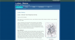 Desktop Screenshot of lubec.mainememory.net