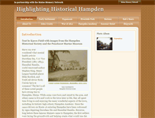 Tablet Screenshot of hampden.mainememory.net